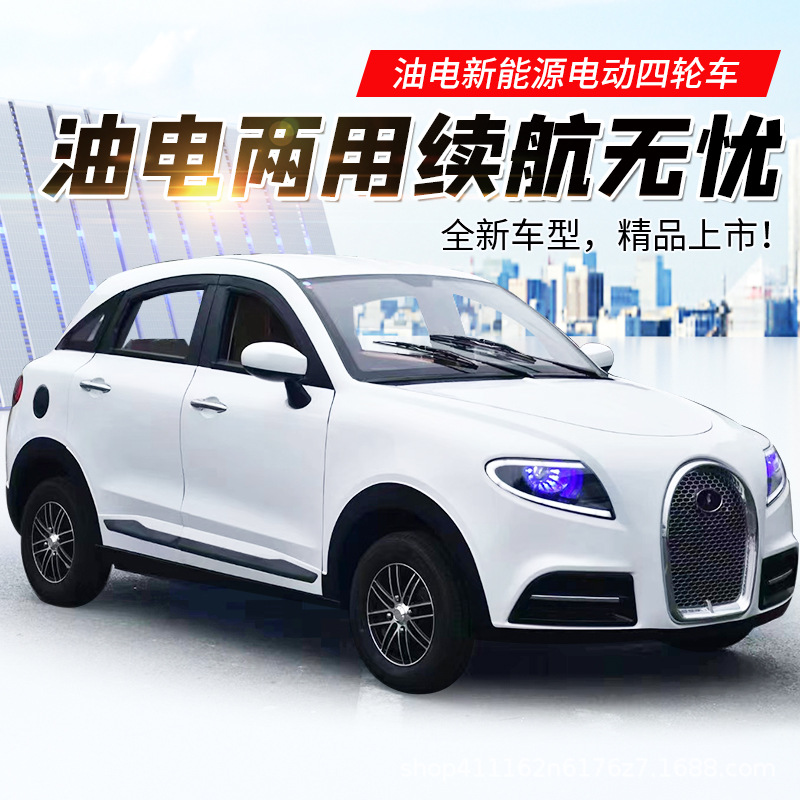 新能源四轮电动车家用小型成年人电动汽车接送代步老头乐电瓶车