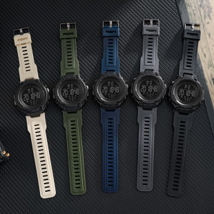 New Outdoor Sports Fashion Men's Electronic Watch Men's Student Multi-Function Luminous Alarm Clock Electronic Watch Wholesale