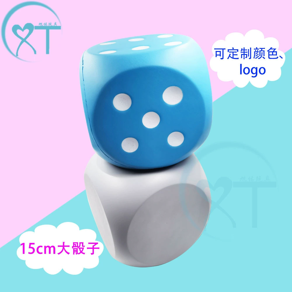 Трансграничные горячие продажи мягких Твердых Кубиков 15 см Большой Цвет PU пены губка мяч рекламные ремесла игрушки