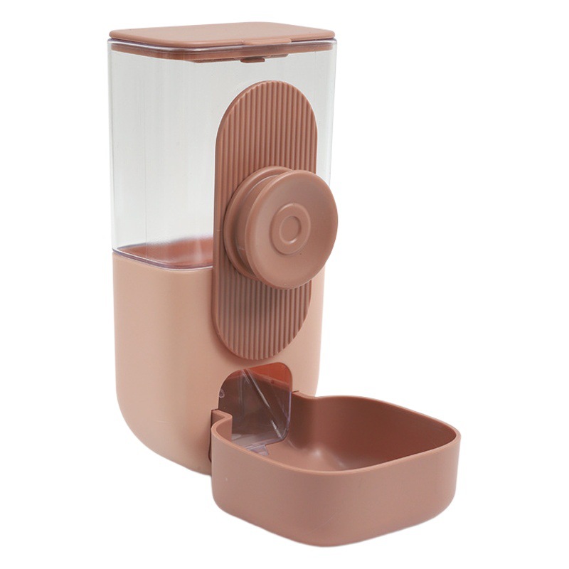 Mascota colgando fuente de beber automática perro colgando jaula hervidor de alimentación traje de comida de gato tazón de Amazon nuevo producto al por mayor