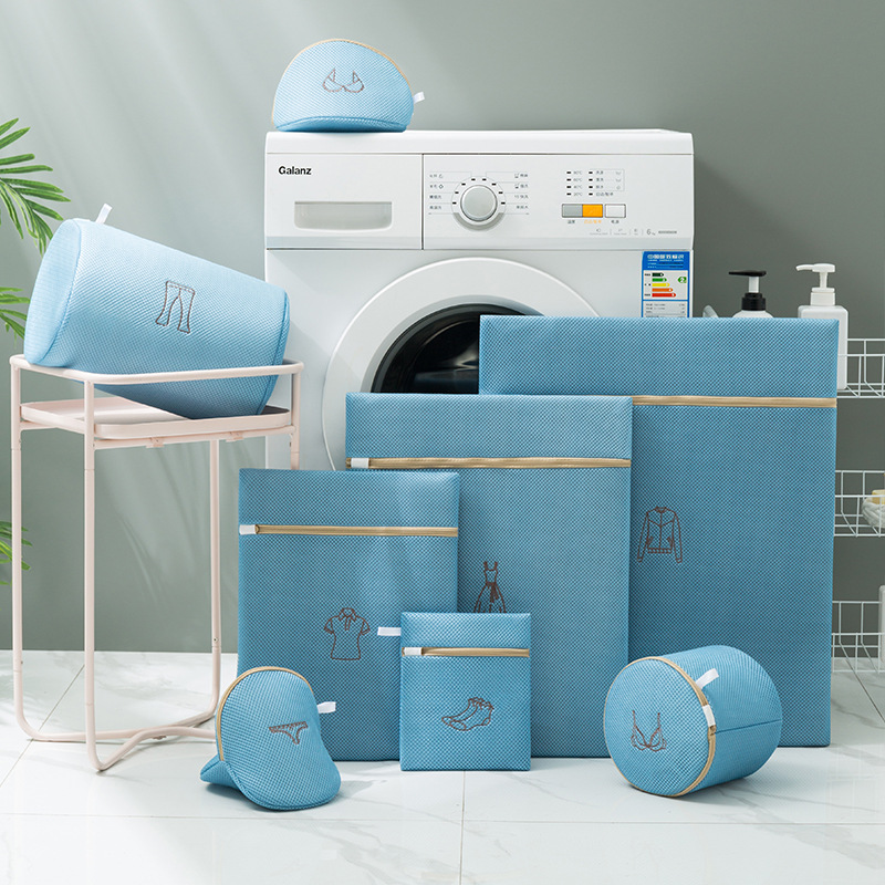 Morandi Blue-Sandwich Bordado