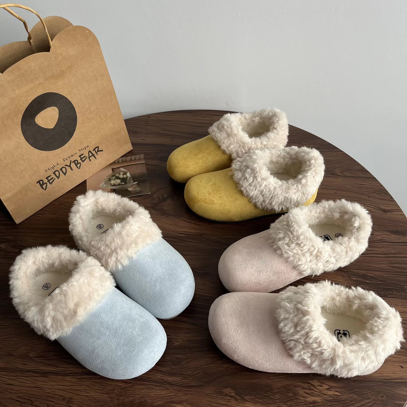 Velvet thickened fur shoes women's snow boots 2025 winter new warm…