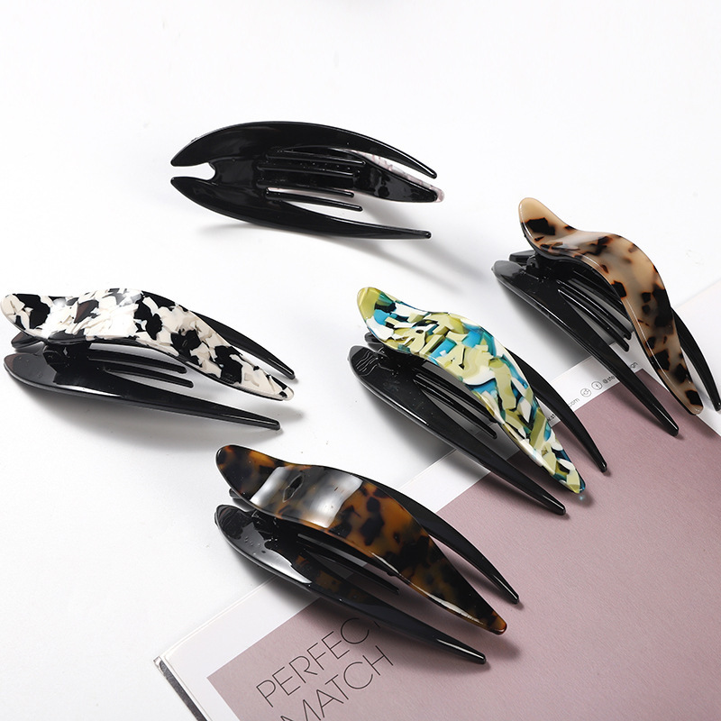 New Korean Style Hair Accessories Women's Hair Acetic Acid Plate Hair Clip Pontail Hair Grasp Hair Top Clip All-match Bangs Edge Clip New Korean Style Hair Accessories Women's Hair Acetic Acid Plate Hair Clip Pontail Hair Grasp Hair Top Clip All-match Bangs Edge Clip