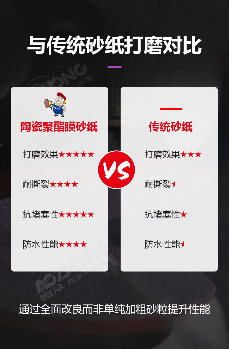 陶瓷砂聚酯膜详情图