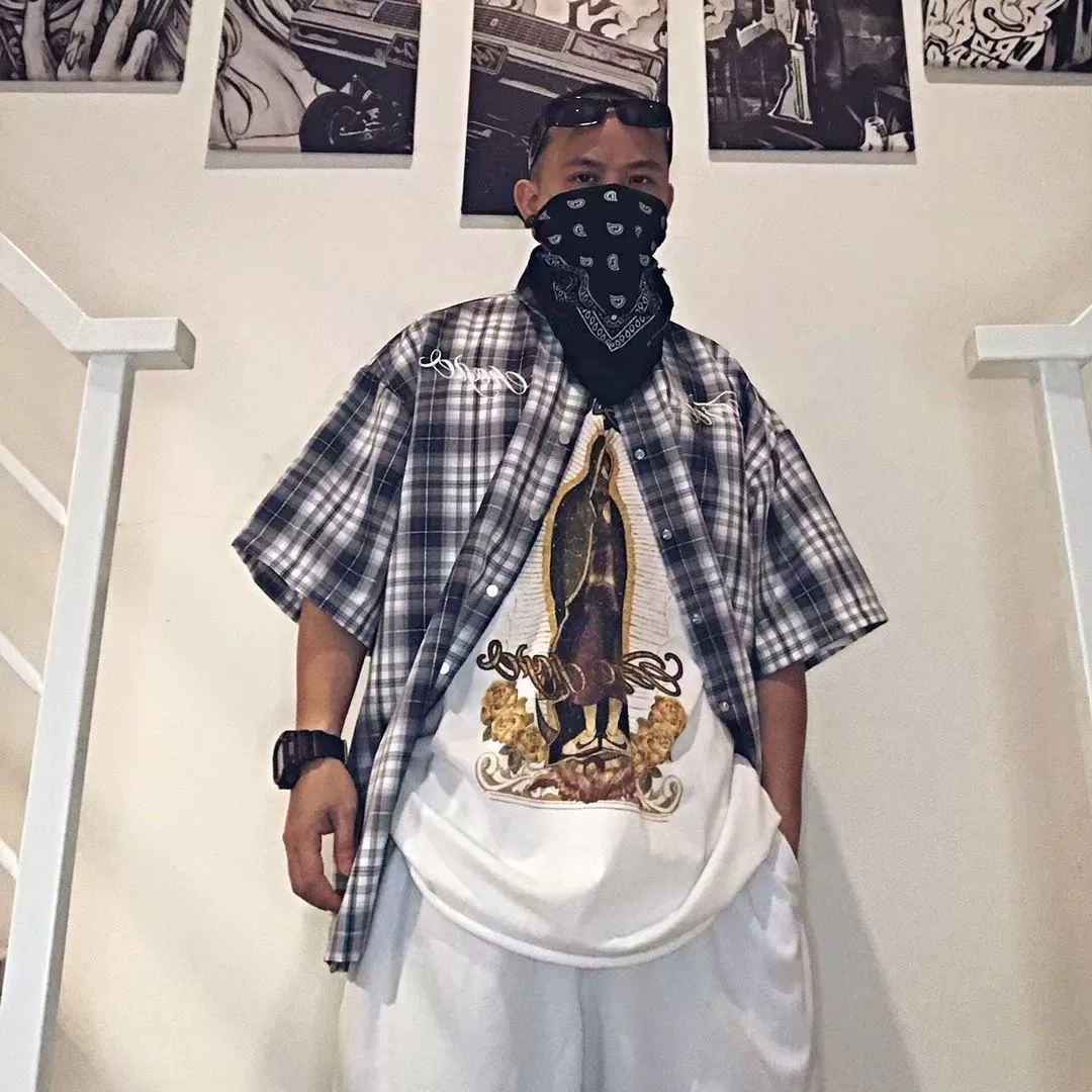 Американский плюс размер вышитая клетчатая рубашка свободный хип-хоп танец Старая школа пуговицы кардиган для мужчин