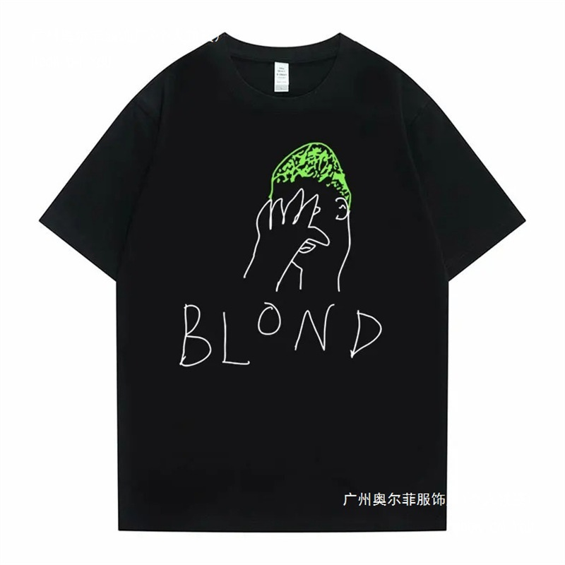 Specially Designed for European Sizes, Ocea Foreign Trade Cotton Frank Print Funny Hip-Hop T-Shirt, 2025 New Loose Fit Specially Designed for European Sizes, Ocea Foreign Trade Cotton Frank Print Funny Hip-Hop T-Shirt, 2025 New Loose Fit