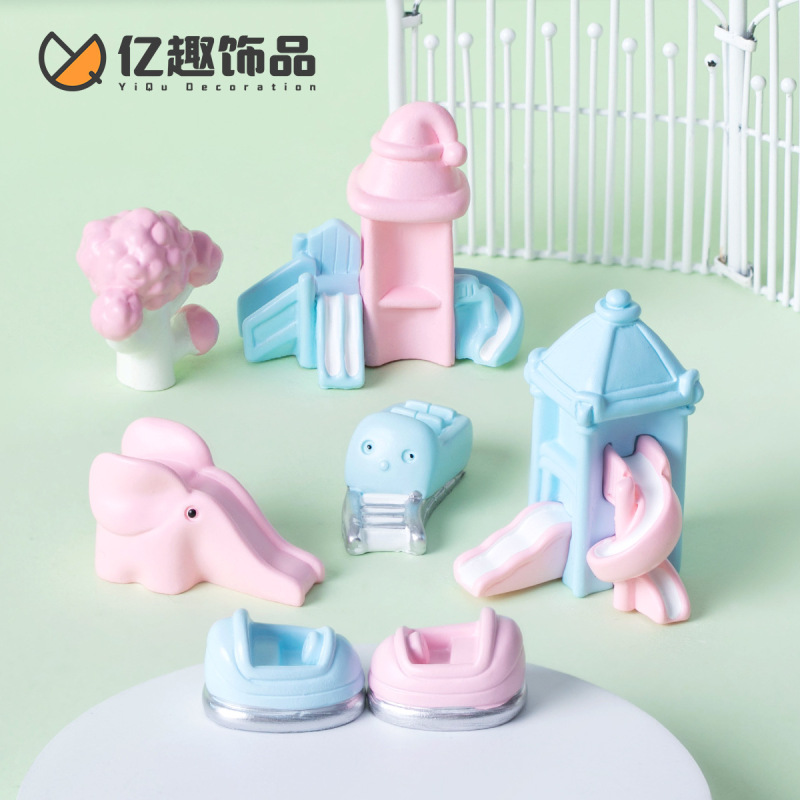 Creative Cartoon Simulation Playground Toy DIY Baby House Decorations Accessories Micro Landscape Mini Miniature Ornaments Creative Cartoon Simulation Playground Toy DIY Baby House Decorations Accessories Micro Landscape Mini Miniature Ornaments