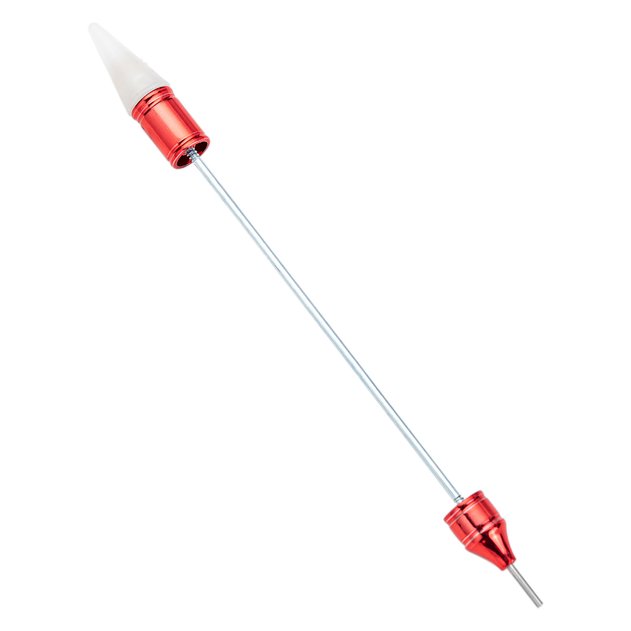 Herramientas de manicuras de doble punta puntero con cabeza de cera puntero de succión puntero herramienta de perforación de pegatinas de flores puntero de manicuras de doble cable de tracción puntero