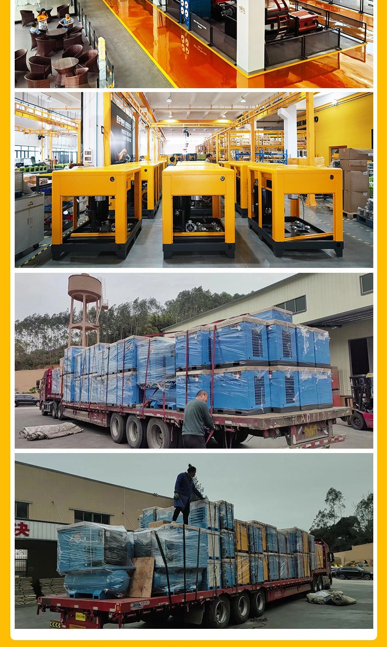 Laser Cutting Machine Dedicated Permanent Magnet Variable Frequency Integrated Screw Air Compressor Industrial Grade Large Size 16/ 30kg kg