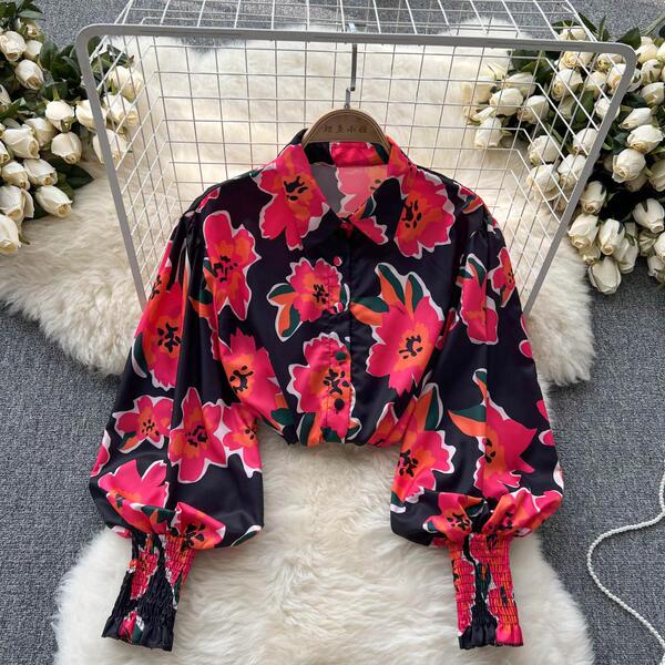 Autumn fashionable design shiffon elegant long-sleeve