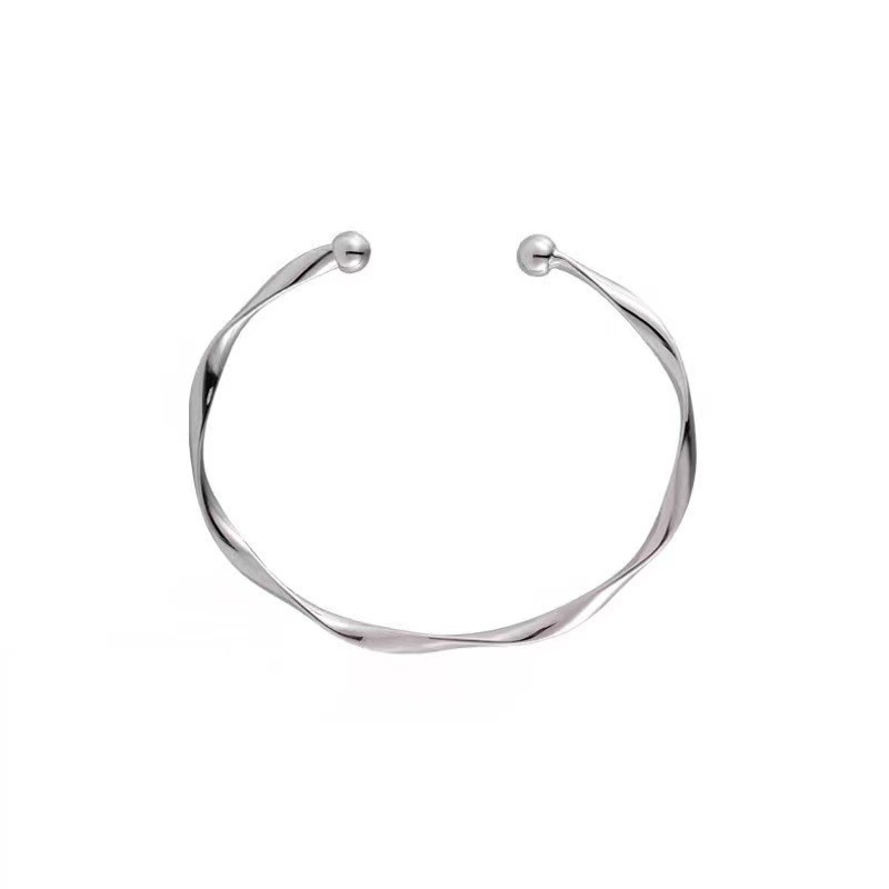 S009-실버 오픈 팔찌#SZ070용