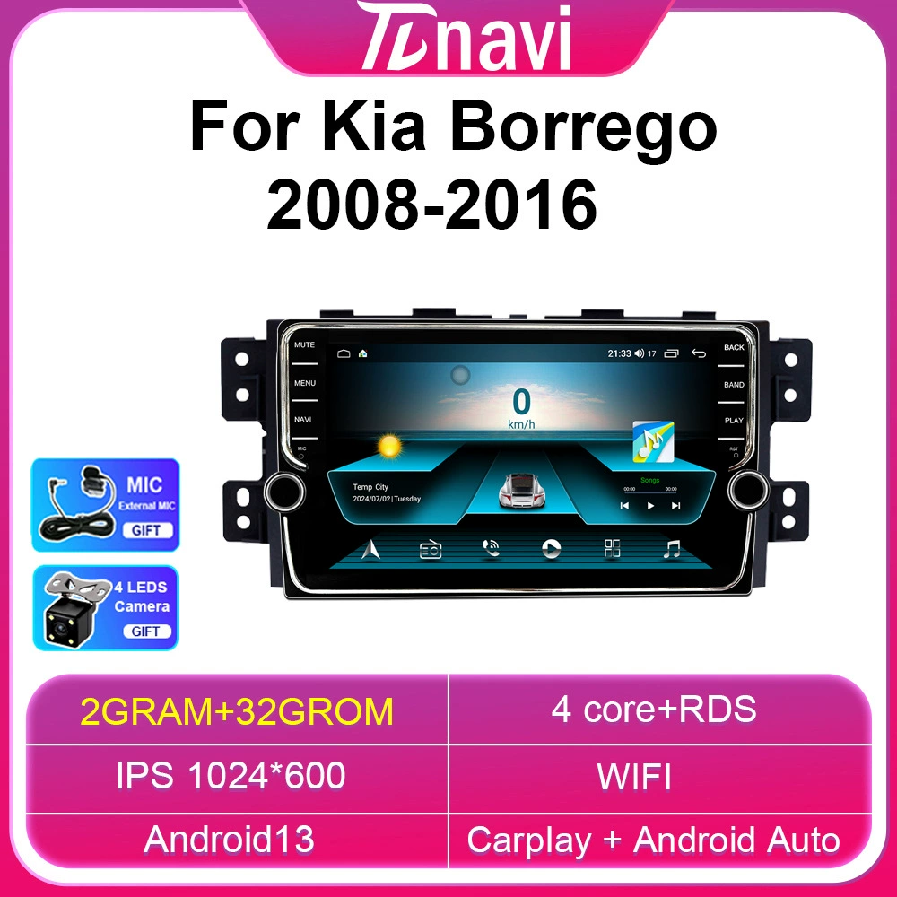 Кросс-бортовой для Kia Ba Rui 2008-2016 Android большой экран knob-машина CarPlay навигатор