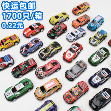 6.8cm铁皮车玩具仿真赛车模型1:64迷你合金回力车仔礼品工厂批发