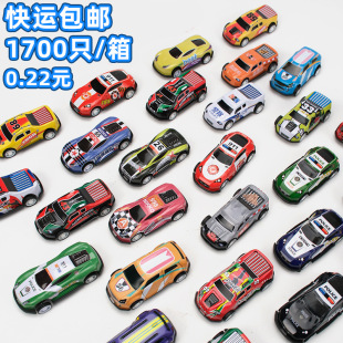 6.8cm Tin Car Toy Artificial Racing Model 1:64 Mini Alloy Pull-Back Car Gift Factory Wholesale