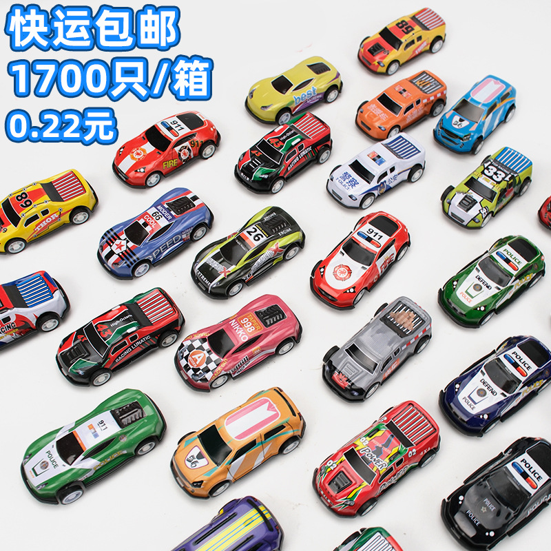 Modelo de carreras de simulación de juguete de coche de hojalata de 6,8 cm 1:64 mini aleación de vuelta a la fábrica de regalos de coche al por mayor