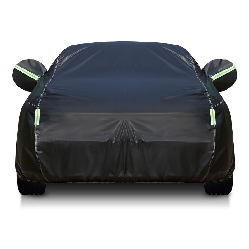 オックスフォード布の車の服とベルベットの車の日よけカバー日焼け止めの厚い車カバーの全カバーの日よけ防雨車の服カバー|undefined