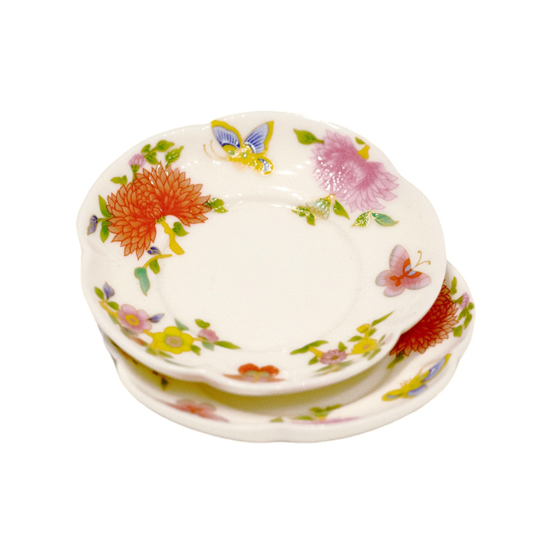 Posavasos de Cerámica de Esmalte para Ceremonia del Té y Uso Doméstico