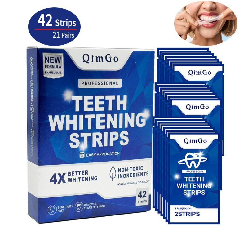 TK亚马逊爆款牙贴TeethWhiteningStrips跨境专供源头工厂美白干贴|undefined