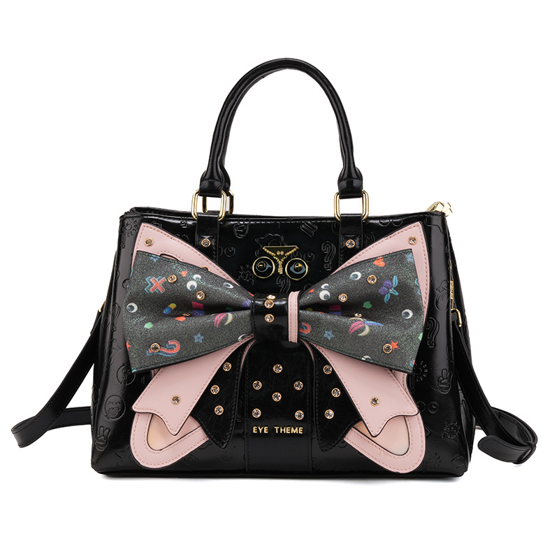 Europa y los Estados Unidos bolsos de damas con cremallera multicapa de contraste de color damas casuales de gran capacidad de oficina de vestir 2880 #