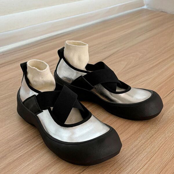 Retro casual Mary Jane shoes platform