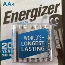 Energizer劲量AA5号AAA7号锂电池1.5V L91 FR6锂电池相机遥控器玩