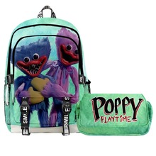 跨境 poppy playtime 套装背包套装 双肩包双层笔袋两件套装背包8