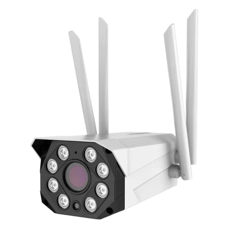 Camhi impermeable al aire libre WiFi Red Remota doble fuente de luz visión nocturna a todo color cámara de vigilancia inalámbrica