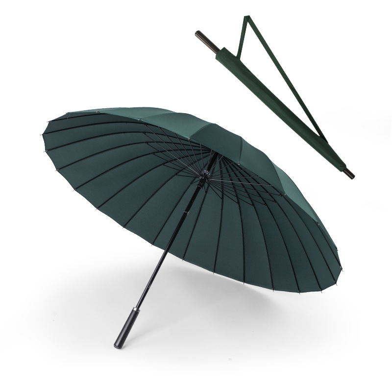 24骨长柄雨伞男款晴雨两用女学生加厚结实耐用双号防晒自动伞|undefined