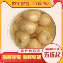 糖水荔枝罐头瓶装铁罐装跨境即食清甜荔枝罐头大瓶装出口荔枝罐头