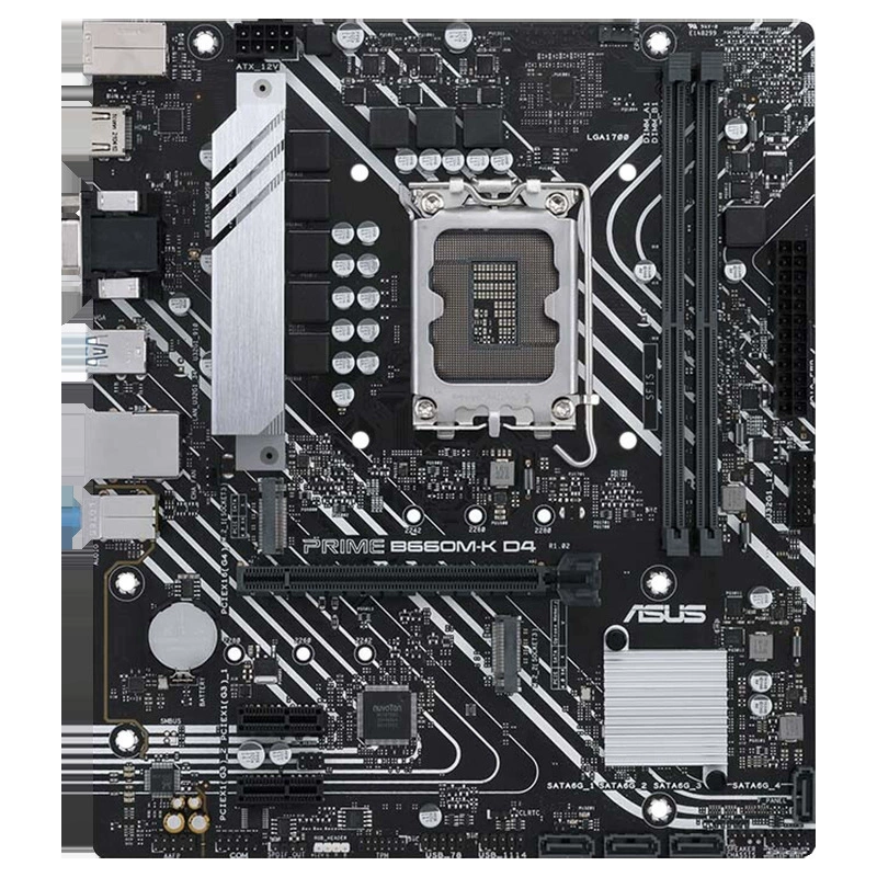 Подходит для Asus PRIME B660M-K D4 материнская плата поддерживает 12-13 поколения CPU для компьютерных игр