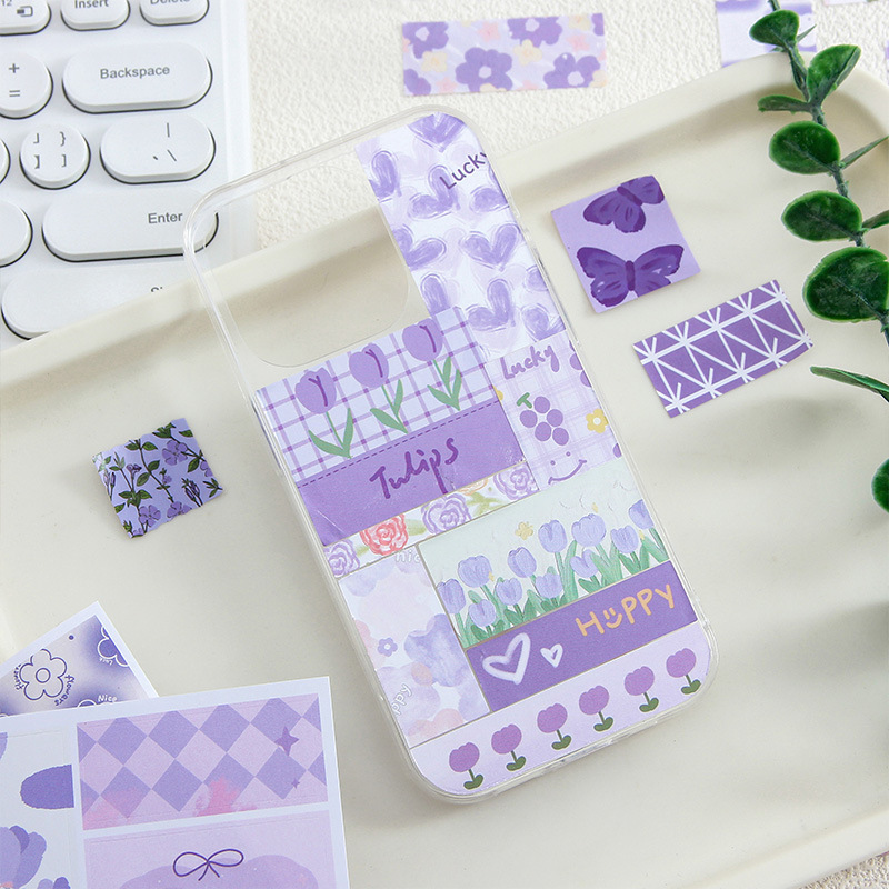 Diario semi-azúcar ins pegatinas de cuentas de mano DIY decoración de cuentas de mano pegatinas adhesivas