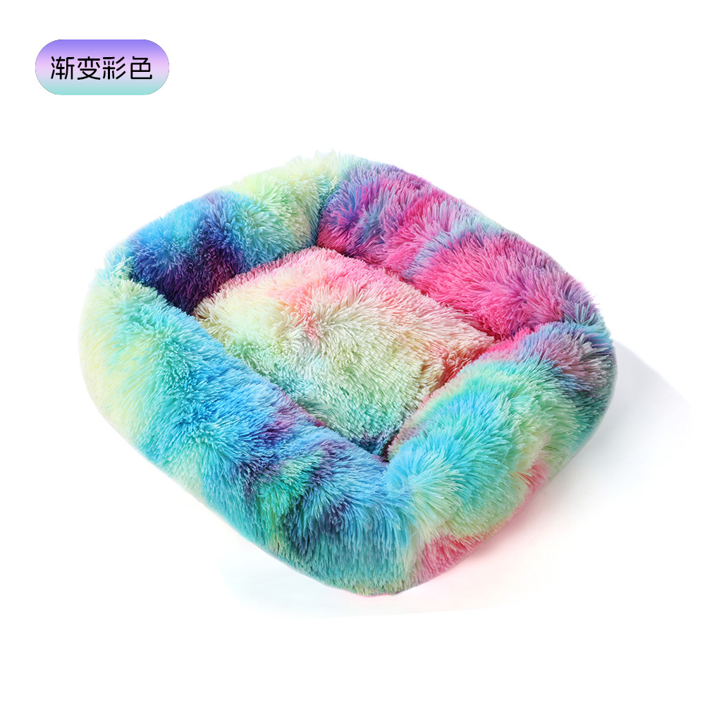 Peluche de invierno para mascotas Peluche para gatos Peluche para perros cuadrado Estera para mascotas Cama para gatos Cama para perros Productos para mascotas