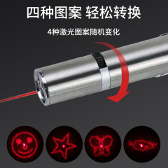 Pet Supplies Amazon 3-in-1 Multi-Pattern Laser Cat Toy USB Charging Interactive Cat Toy