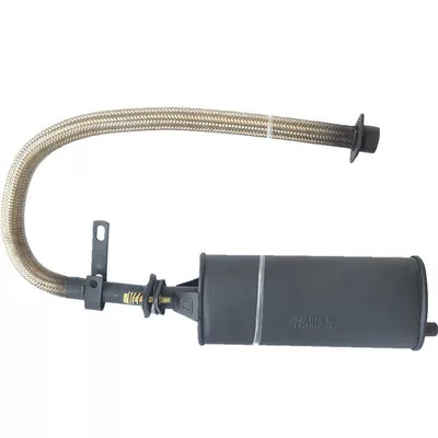 silencer for noise reduction, Motorcycle exhaust pipe