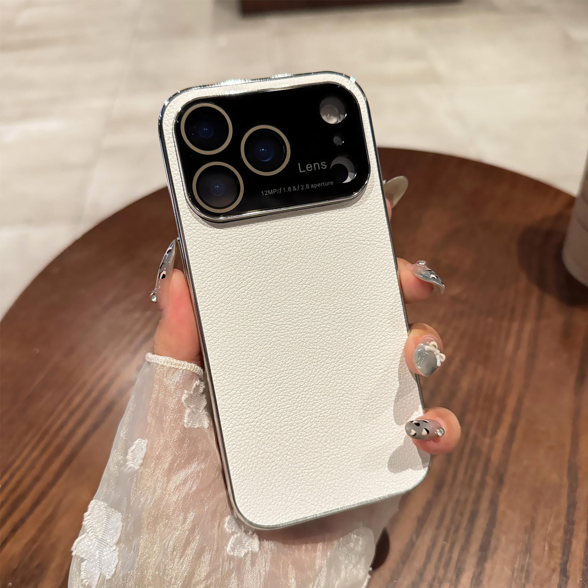 Nuevo Apple 17 serie de caso de teléfono celular gran ventana de segundo cambio de piel de seis colores 17 funda de prómax al por mayor