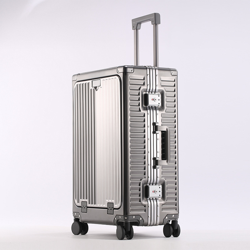 New Stylish All-Aluminum Carry-On Suitcase 24inch Multifunctional Business Commuter Trolley Case 20inch Carry-On Boarding Suitcase New Stylish All-Aluminum Carry-On Suitcase 24inch Multifunctional Business Commuter Trolley Case 20inch Carry-On Boarding Suitcase