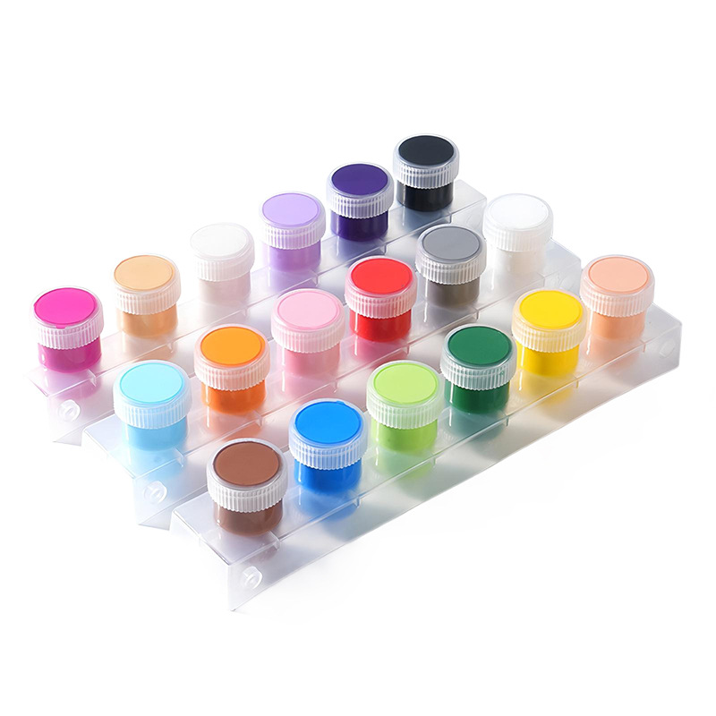 Juego de Pintura Acrílica Infantil de 20ml 12 Colores, Lavable, para Pintura y Grafiti image 6