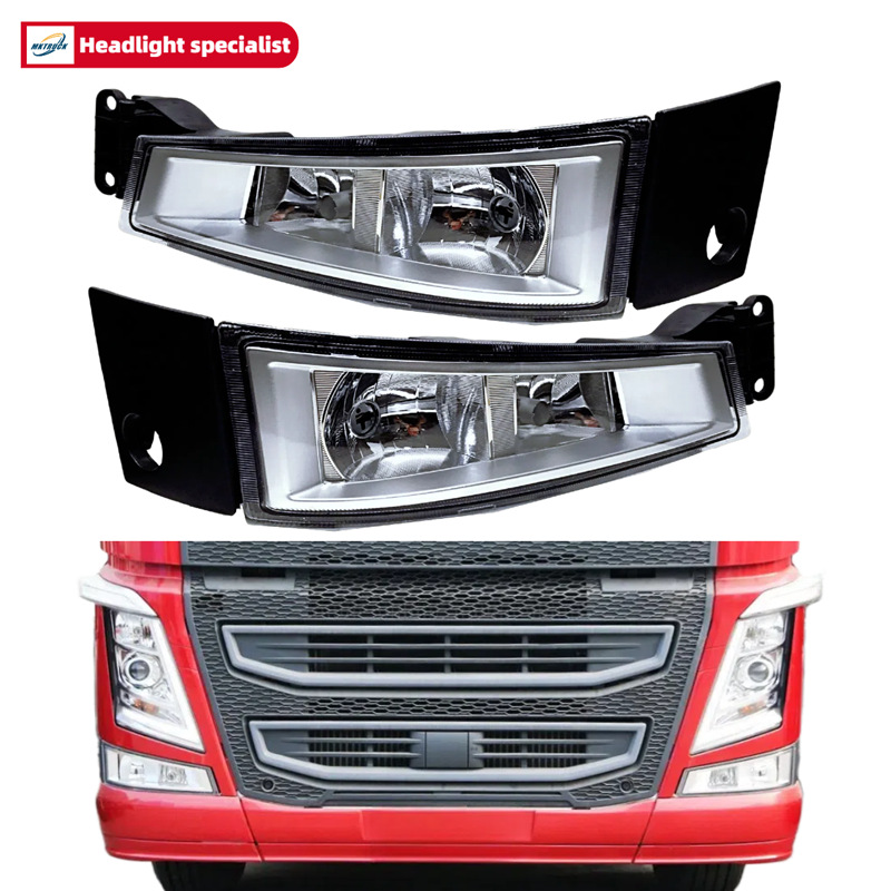 FH16 / FM460 / FM420 / FM500 / FM540 para Volvo Truck Doble orificio Doble reflector Asamblea de lámpara de niebla