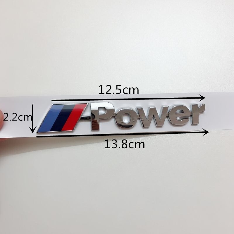 适用于宝马车标Mpower尾标新3系5系7系X1X3X4X5X6改装m标车贴标志|undefined