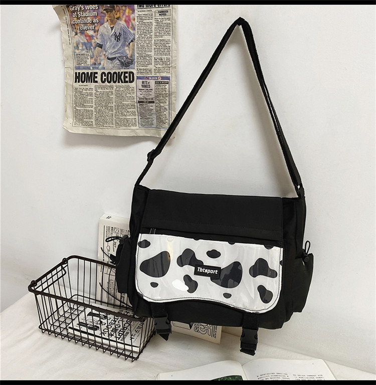 Wholesale Fashion Large Capacity Cow Pattern Shoulder Canvas Bag Nihaojewelry display picture 16