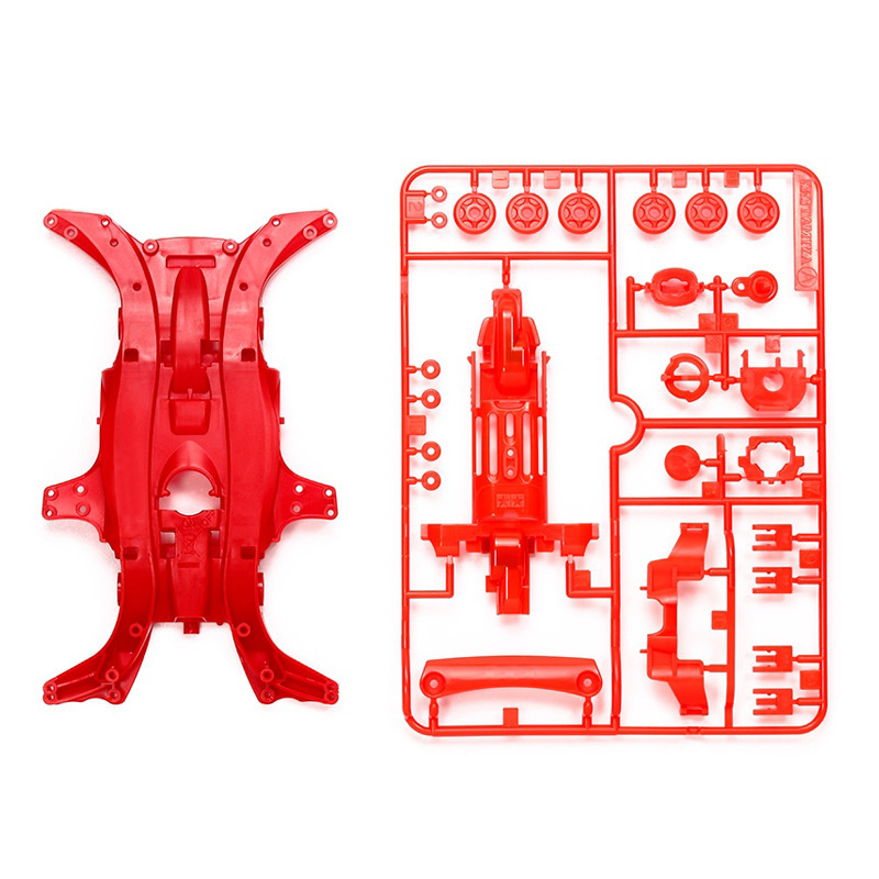 Self-made four-wheel drive accessories MA chassis with plate parts with gear competition kit multi-color transparent modified parts series Self-made four-wheel drive accessories MA chassis with plate parts with gear competition kit multi-color transparent modified parts series