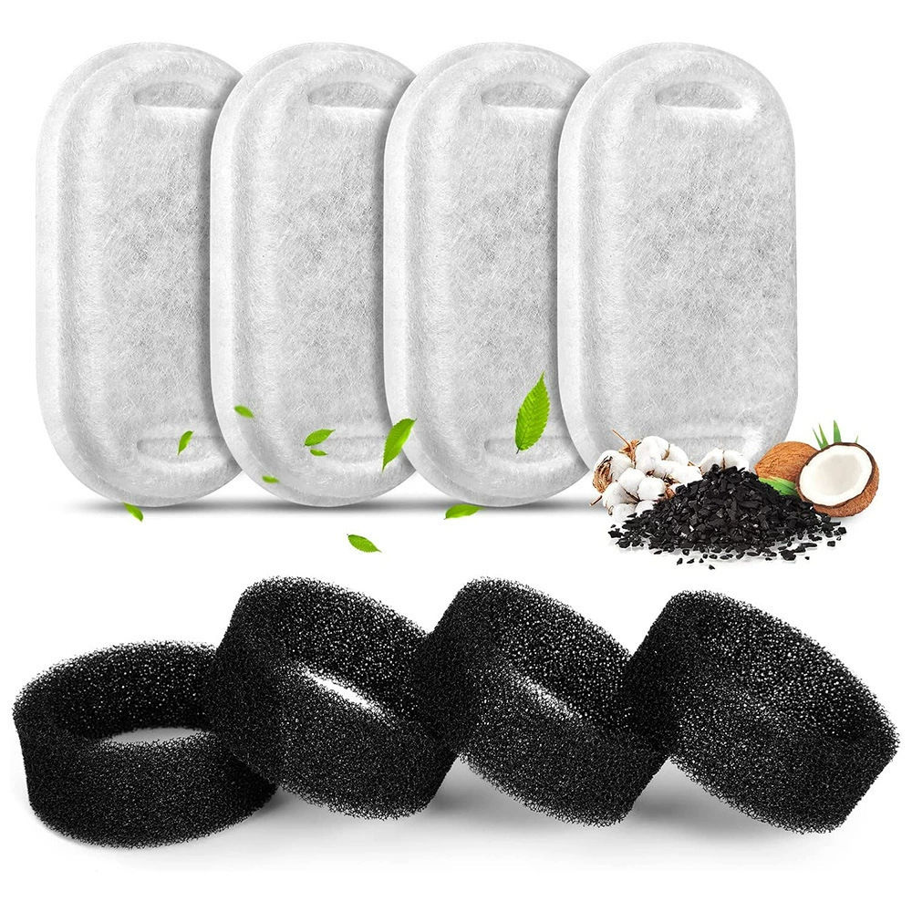 Acero inoxidable para bebidas de mascotas cartucho de filtro elíptico para gatos alimentadores de agua filtro de carbón activado cartucho de filtro PETLIBRO pista