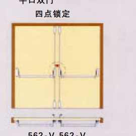 Npower恩多力NP562-V【 二点锁定】压杆锁地铁区间门逃生锁