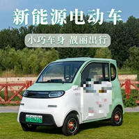 Новый электрический четырёхколёсный автомобиль для женщин, новый компактный домашний скутер на новых источниках энергии, взрослый электромобиль, работающий на бензине и электричестве.