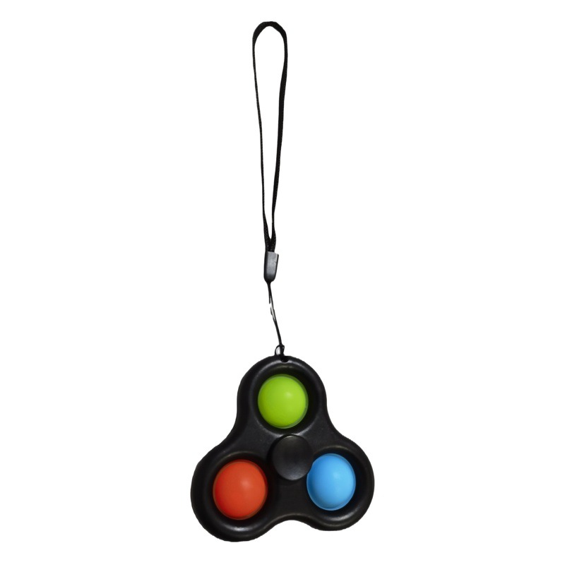 Dedo de la burbuja de la música dedo Gyro descompresión llavero fidget simple juguete TOP