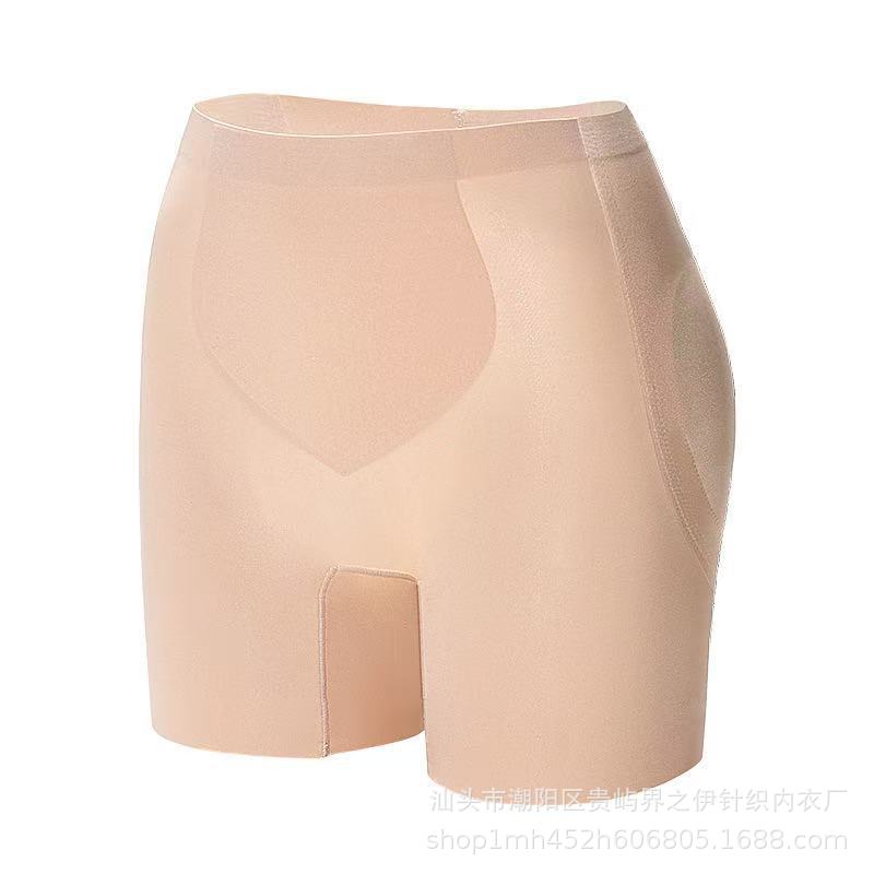 Pantalones falsas de mujer, almohadillas anchas de glúteos falsos, pantalones de abdomen cerradas, pantalones leggings de verano delgadas.