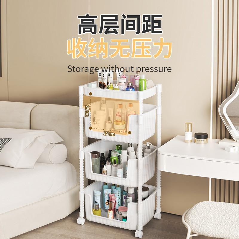 跨境货源置物架小推车落地儿童玩具书本零食收纳架可移动一件起批|undefined