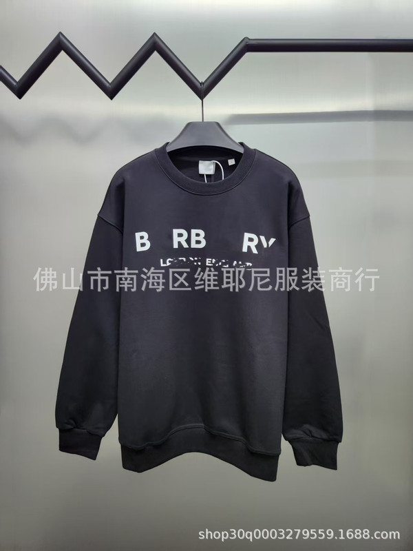 毒家 正确版 高定英伦B家字母标识圆领卫衣简约百搭学院运动长袖|undefined