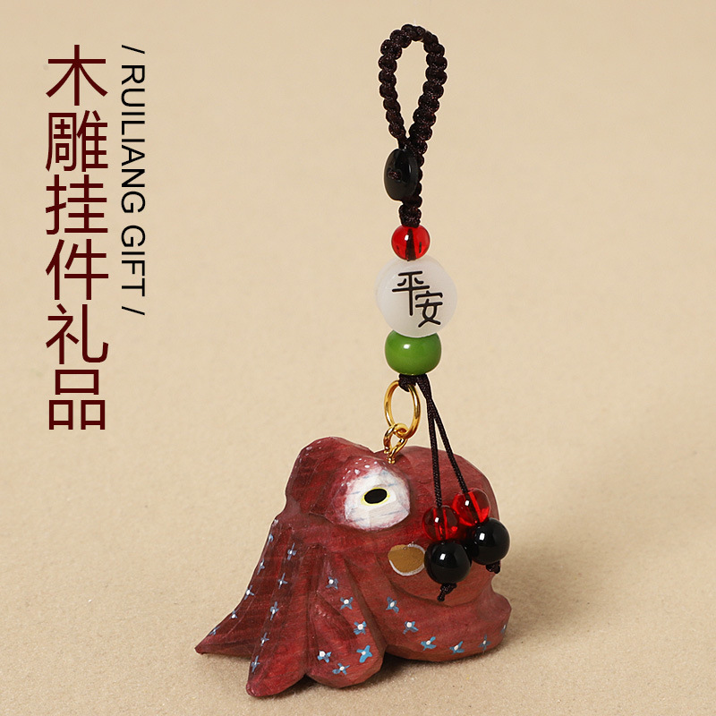 Handmade Wooden Octopus Car Keychain Pendant Cartoon Marine Animal Bag Decoration Wooden Creative Small Gift Handmade Wooden Octopus Car Keychain Pendant Cartoon Marine Animal Bag Decoration Wooden Creative Small Gift
