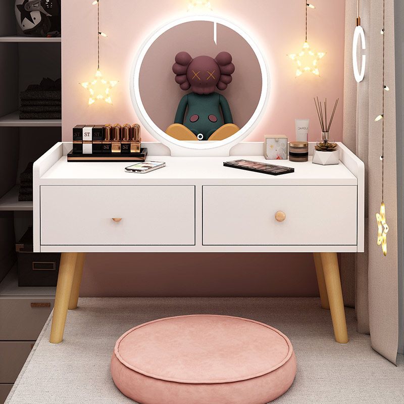 Bay Window Dressing Table Small Dressing Table Bedroom Popular Girl Ins Style Sitting Dressing Cabinet Bedroom Low Dressing Table